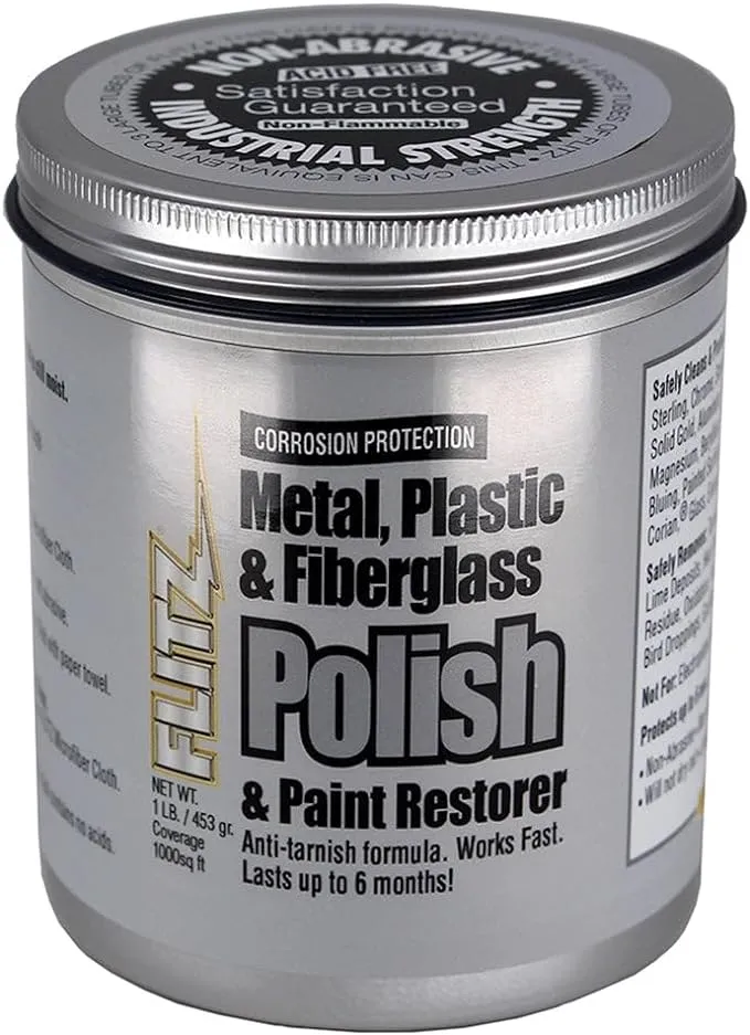 Flitz - Metal, Plastic & Fiberglass Polish Paste - 1.0lb