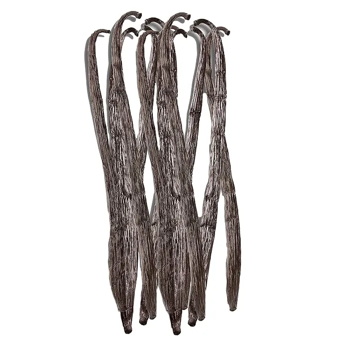 Organic Madagascar Vanilla Beans. Whole Grade A Vanilla Pods for Vanilla Extract And Baking