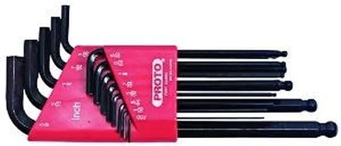 Proto J4995 13 Piece Round Head Hex Key Set