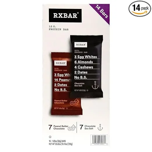 Rxbar Protein Bars Variety Pack, 14 ct