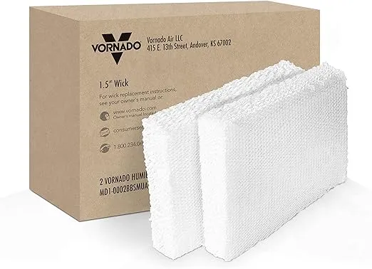 Vornado MD1-0002 Replacement Humidifier Wick (2-Pack),White