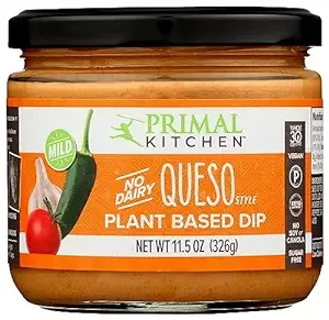 Primal Kitchen Dip Plant Based Mild Queso Style 11.5 oz