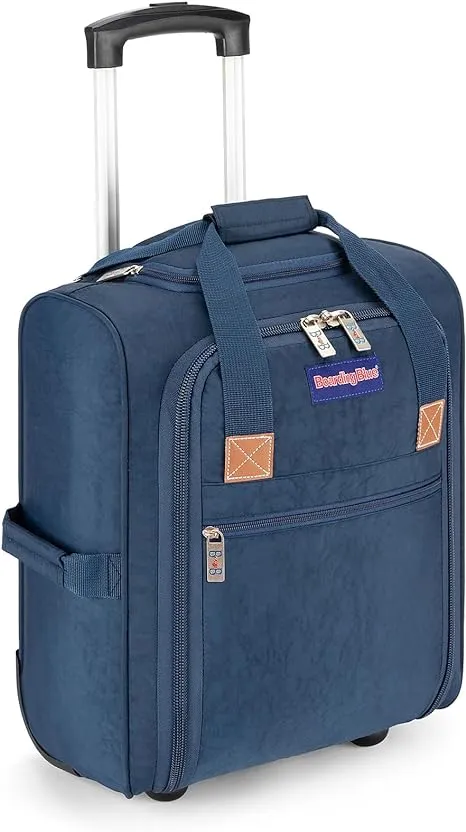 BoardingBlue 17 inch Rolling Personal Item Under Seat Duffel for Airlines of ...