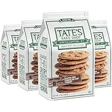 Tate's Bake Shop Gluten Free Chocolate Chip Cookies, Gluten Free Cookies, 4 - 7 oz Bags