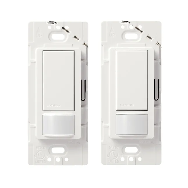 Lutron Maestro Motion Sensor Switch | 2 Amp, Single Pole | MS-OPS2-IV | Ivory