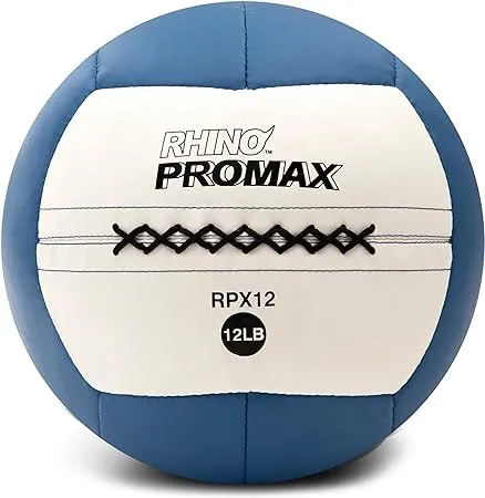 Champion Sports Rhino Promax Slam Balls, Soft Shell with Non-Slip Grip - Medicine Wall Ball for Slamming, Bouncing, Throwing - Exercise Ball Set for Weightlifting, TRX, Plyometrics, Cross Training