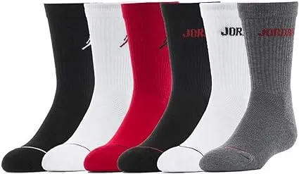 Jordan Legend Kids' Crew Socks Box Set (6-Pairs)