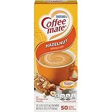 Hazelnut Creamer, 0.375oz, 50/Box