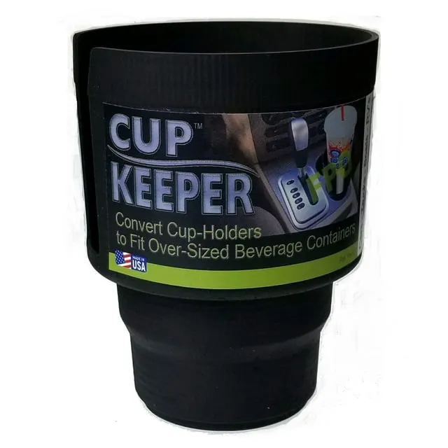 Cup Keeper PLUS Car Cup Holder Adapter Holds Large Containers 54135