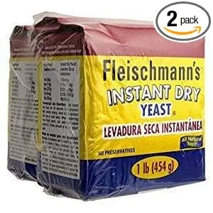 Fleischmann's Instant Dry Yeast, 2 pk./1 lb.