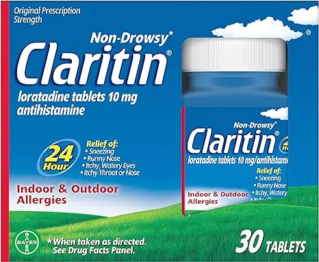 Claritin Allergy Relief 24 Hour Non-Drowsy Loratadine Tablets