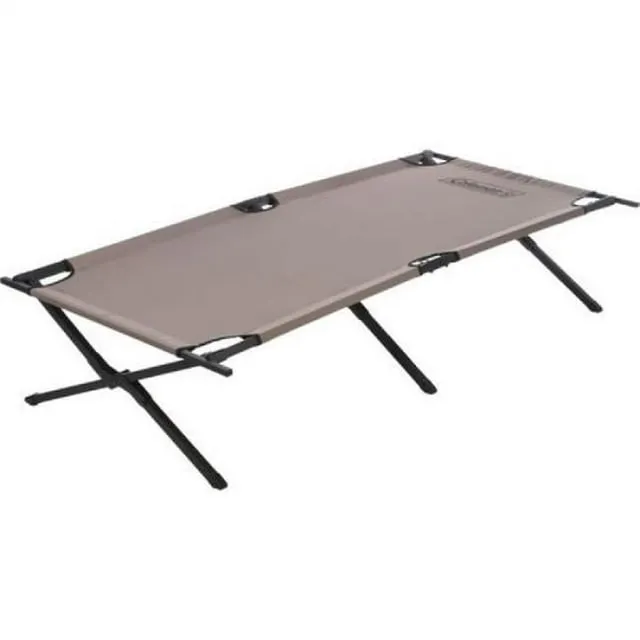 Coleman Trailhead II Camping Cot, Easy-to-Assemble Folding Cot Supports Campers up to 6ft 2in or 300lbs, Great for Camping, Lounging, & Elevated Sleeping