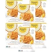 Simple Mills Almond Flour Crackers, Farmhouse Cheddar - Gluten Free, Healthy Snacks, 4.25 Ounce (Pack of 6)Simple Mills Almond Flour Crackers, Farmhouse Chedda…