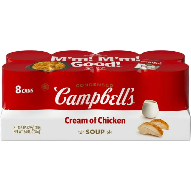 Campbell's 10 Piece Condensed Cream of Chicken Soup, 6 Pound