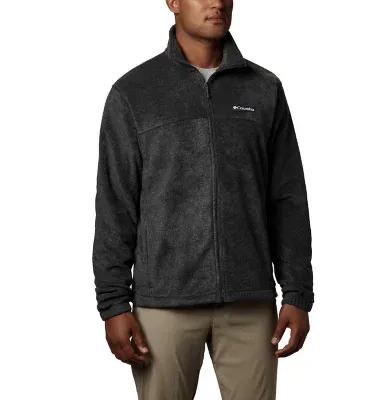 Columbia Men's Steens Mountain Fleece 2.0 Full-Zip Jacket, Light Grey / XL