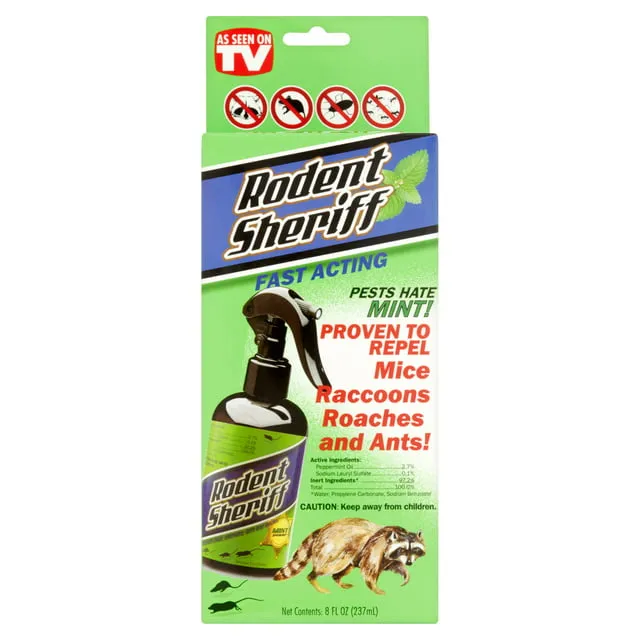 Rodent Sheriff Pest Repellent Spray - 8 oz bottle