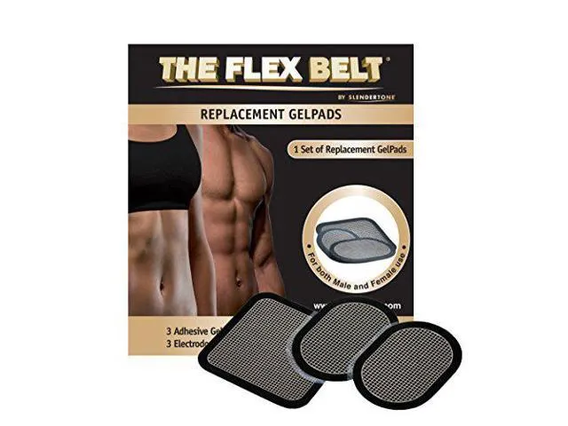 THE FLEX BELT GEL PADS for Abdominal Toning System (one set)