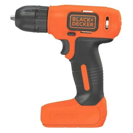 Black+Decker 8V MAX 3/8 in. Brushed Cordless Drill/Driver Kit (Battery & Charger)