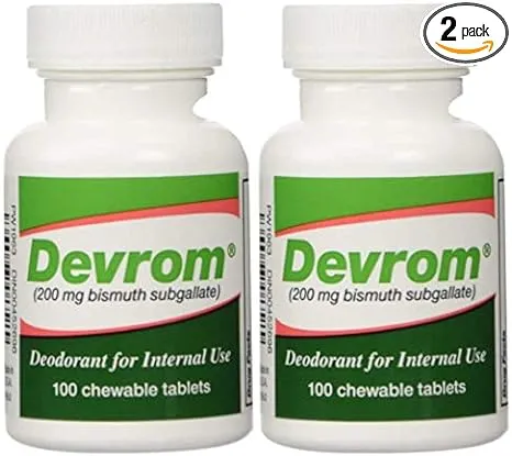 Devrom Internal Deodorant Chewable Tablets