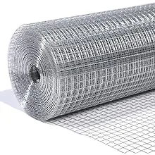 Seboss Hardware Cloth 1/2 in Mesh, 48inx100ft,19 Ga for Chicken Coop