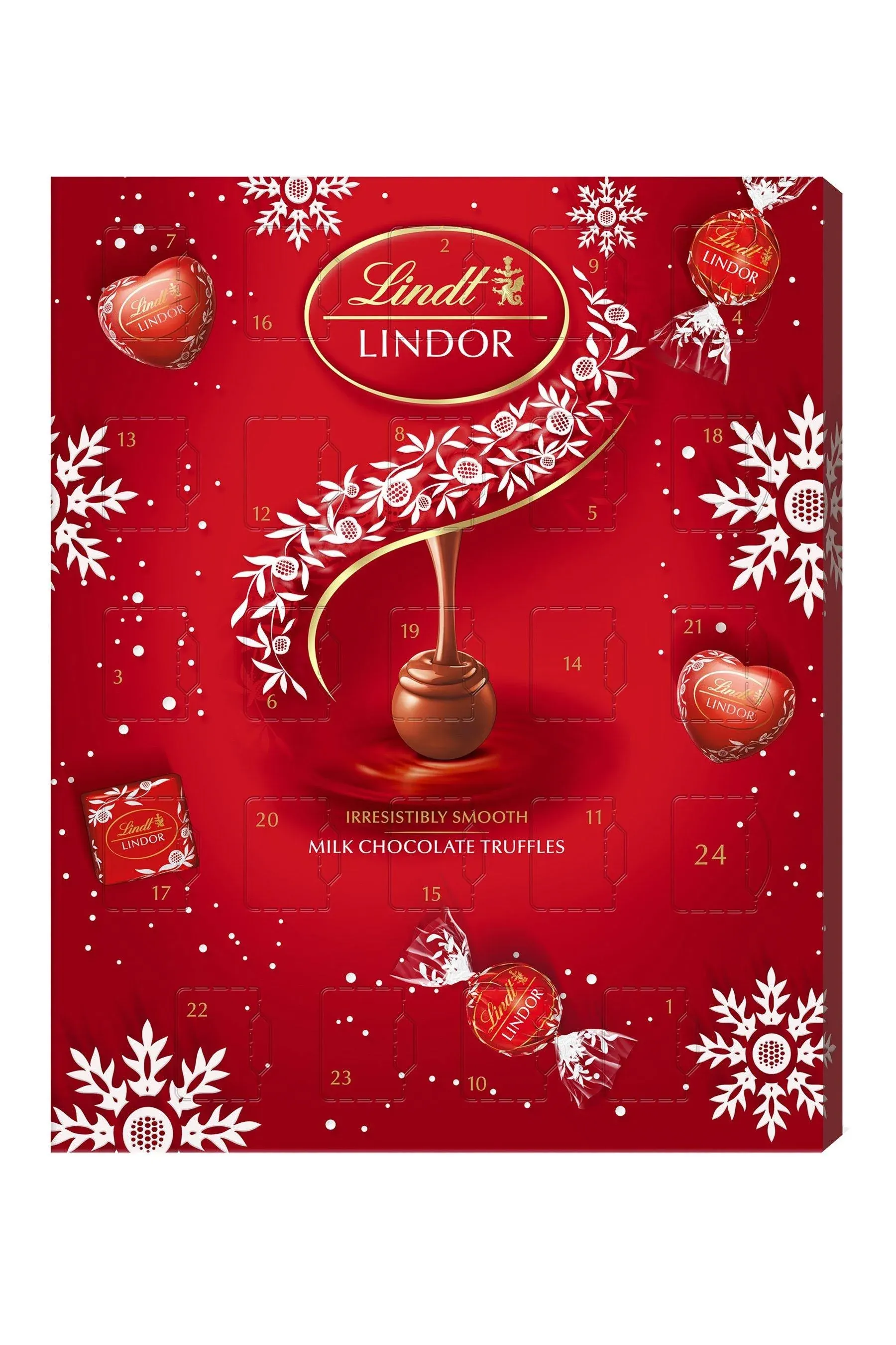 Lindt 300g Lindor Milk Chocolate Advent Calendar