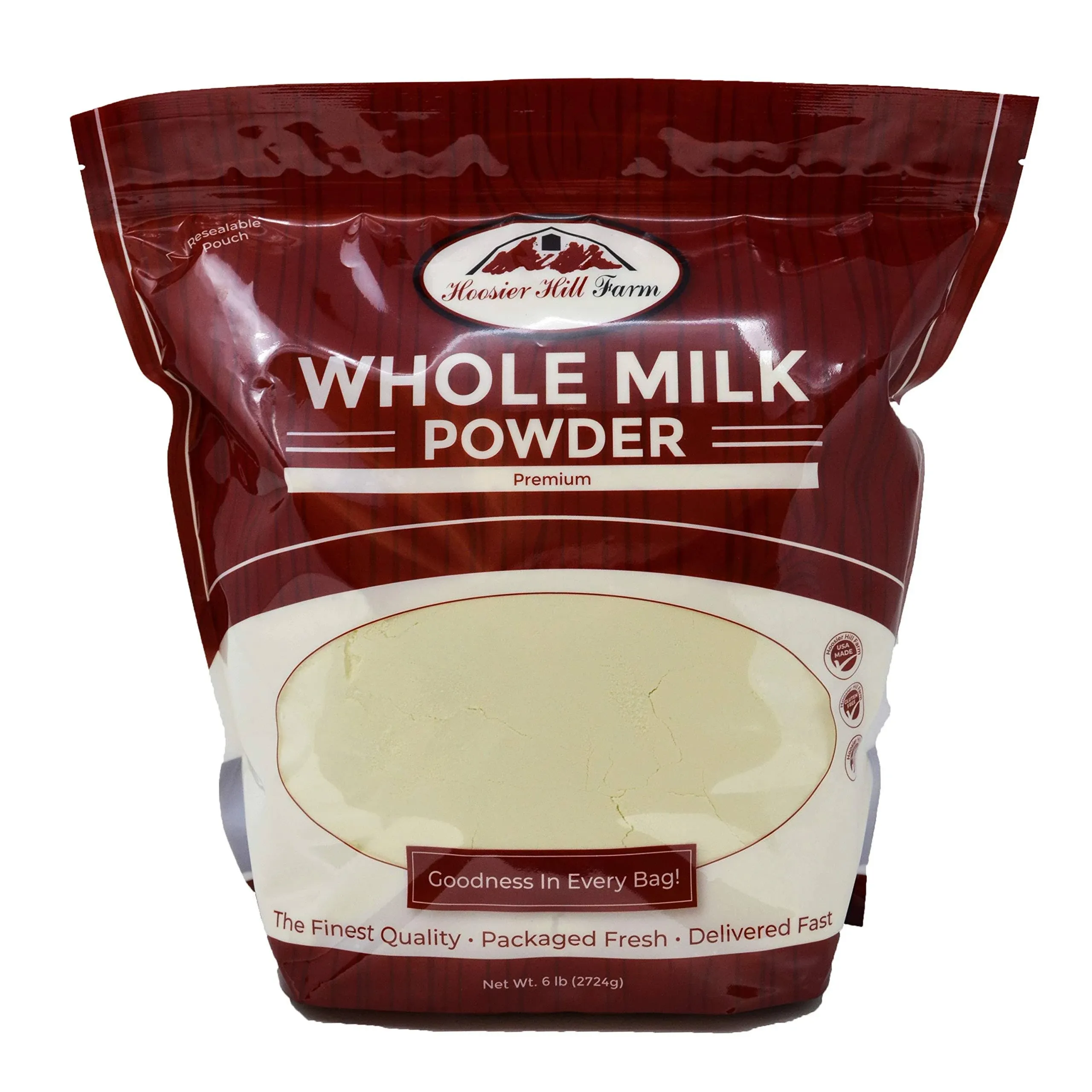 Hoosier Hill Farm All American Whole Milk Powder, 2 Pound