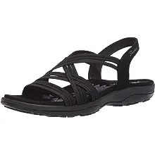 Skechers Reggae Slim - Simply Stretch Women's Sandals - Black