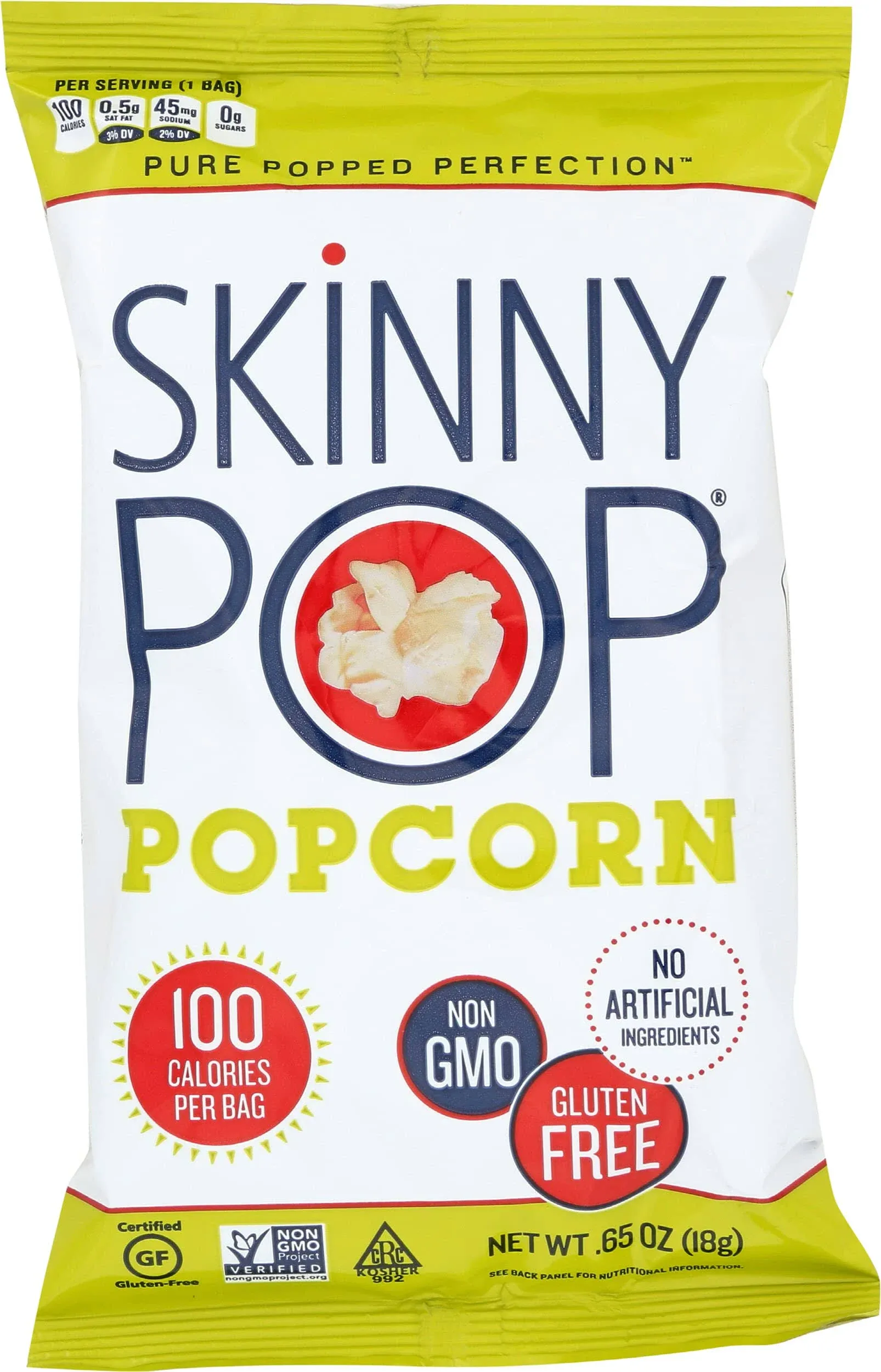 Skinny Pop Popcorn - 0.65 oz bag