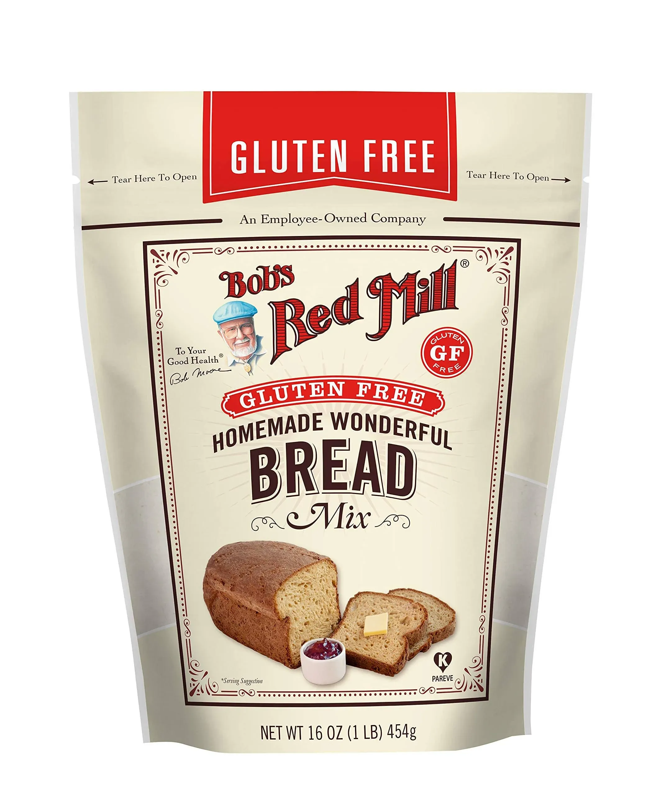 Bob's Red Mill, Gluten-free, Wheat and Dairy free Bread Mix, 16 oz