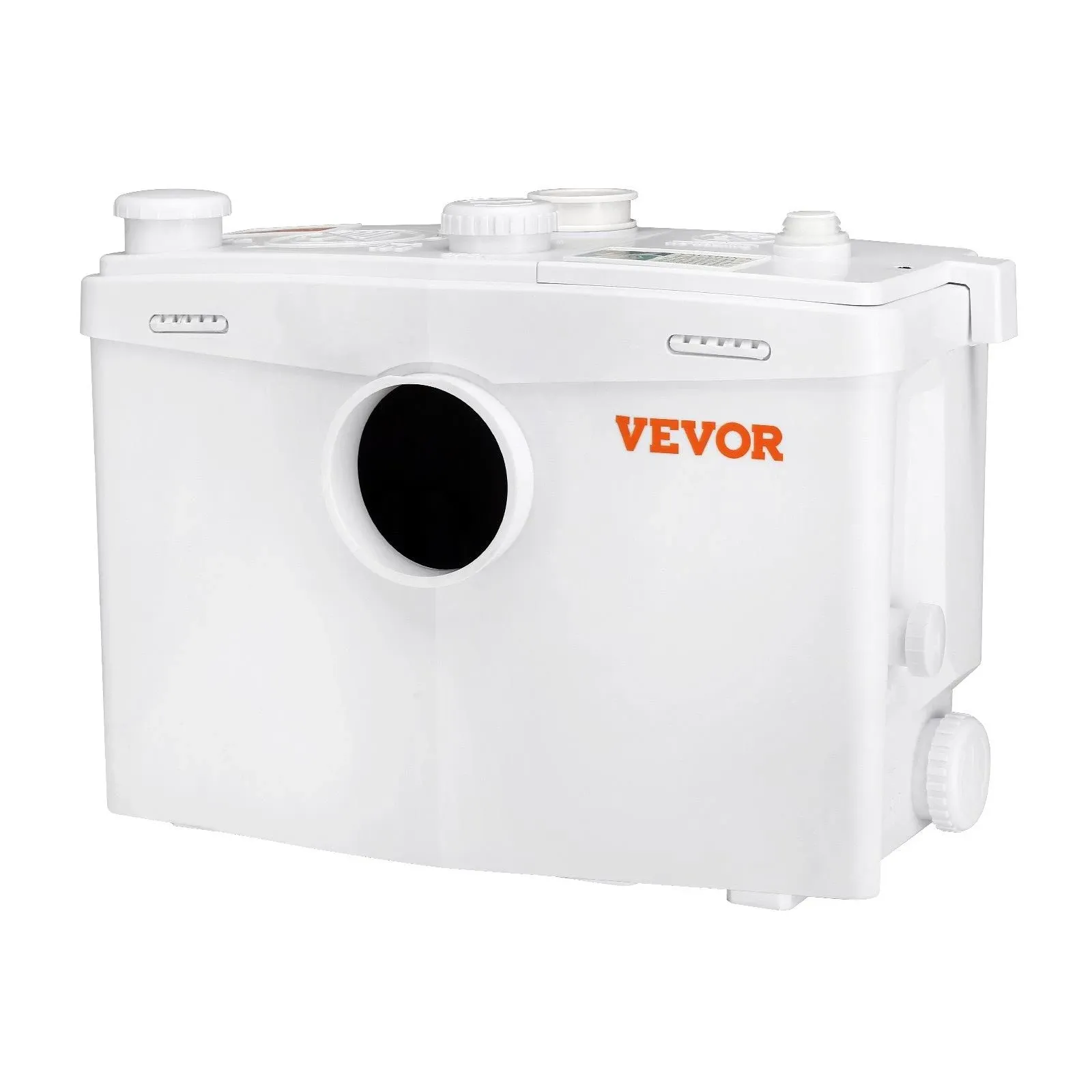 VEVOR Macerator Pump, 700W - 9600 L/H Flow, 32.8 ft Head Lift , 3 Inlets