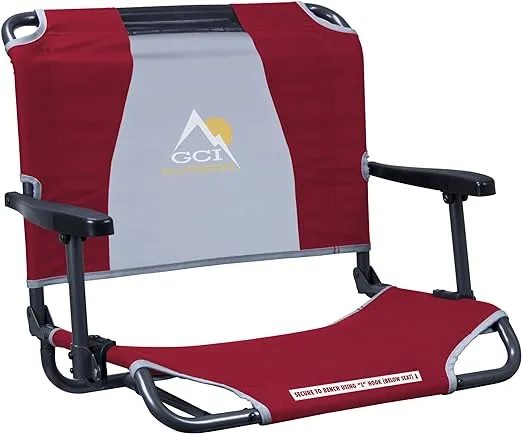 GCI Outdoor Big Comfort Stadium Chair With Armrests