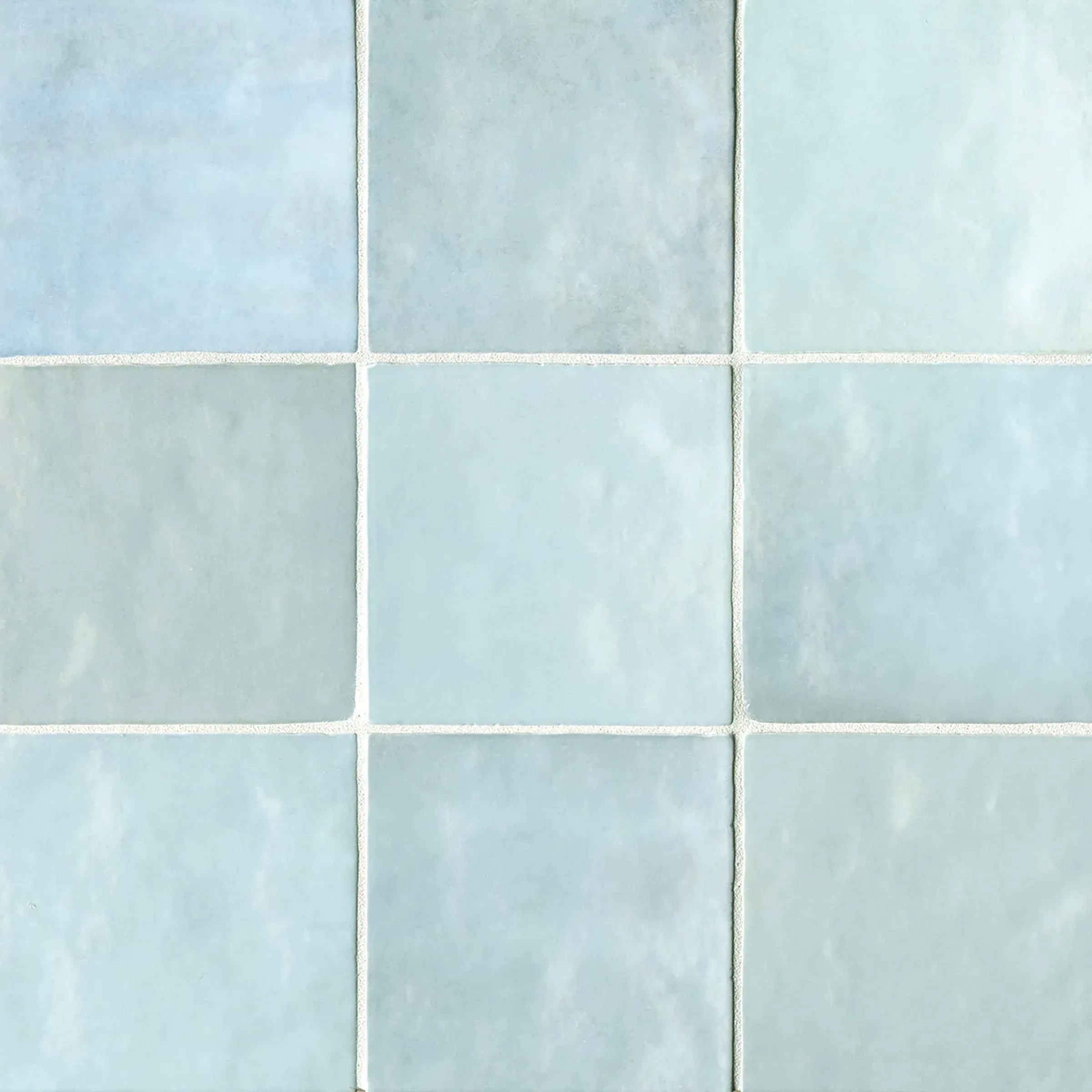 Bedrosians Cloe Baby Blue 5-in x 5-in Glossy Ceramic Wall Tile (10.83-sq. ft/ Carton)