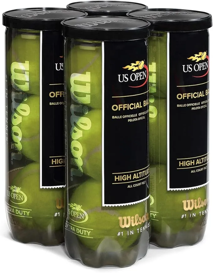 Official WILSON Premium US Open Tennis Balls Extra Duty  SEALED (3 Balls) NEW