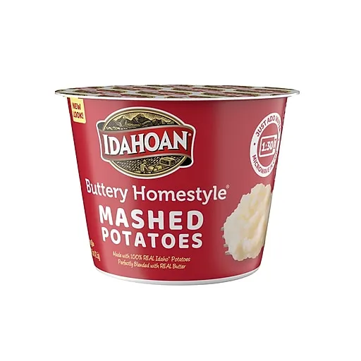 Idahoan Buttery Homestyle Mashed Potatoes Cup -1.5oz