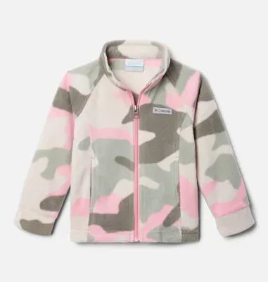 Columbia Little Girls 2T-4T Benton Springs II Long-Sleeve Camo Printed Fleece Jacket - 4T