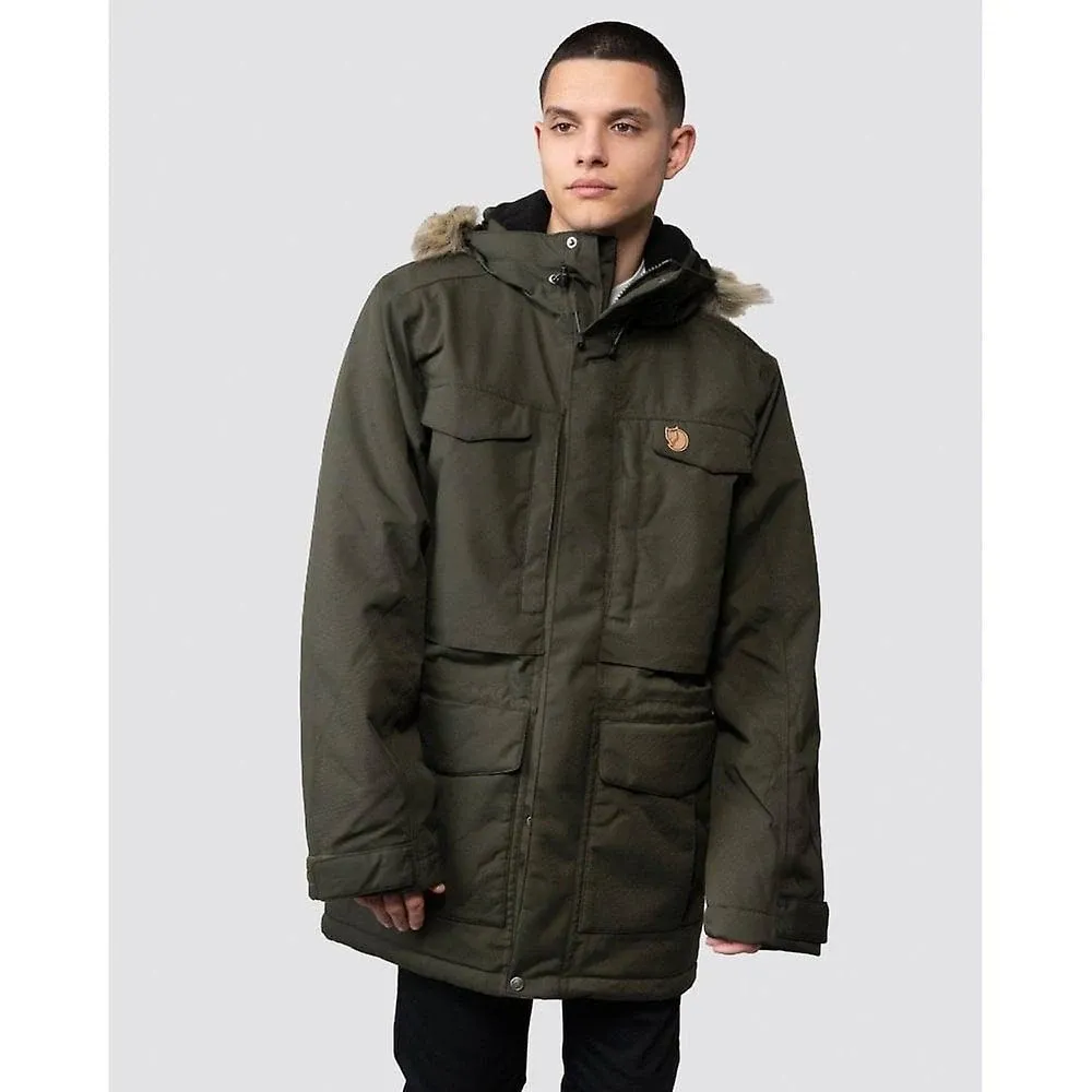 Fjallraven Nuuk Parka - Men's Deep Forest, M