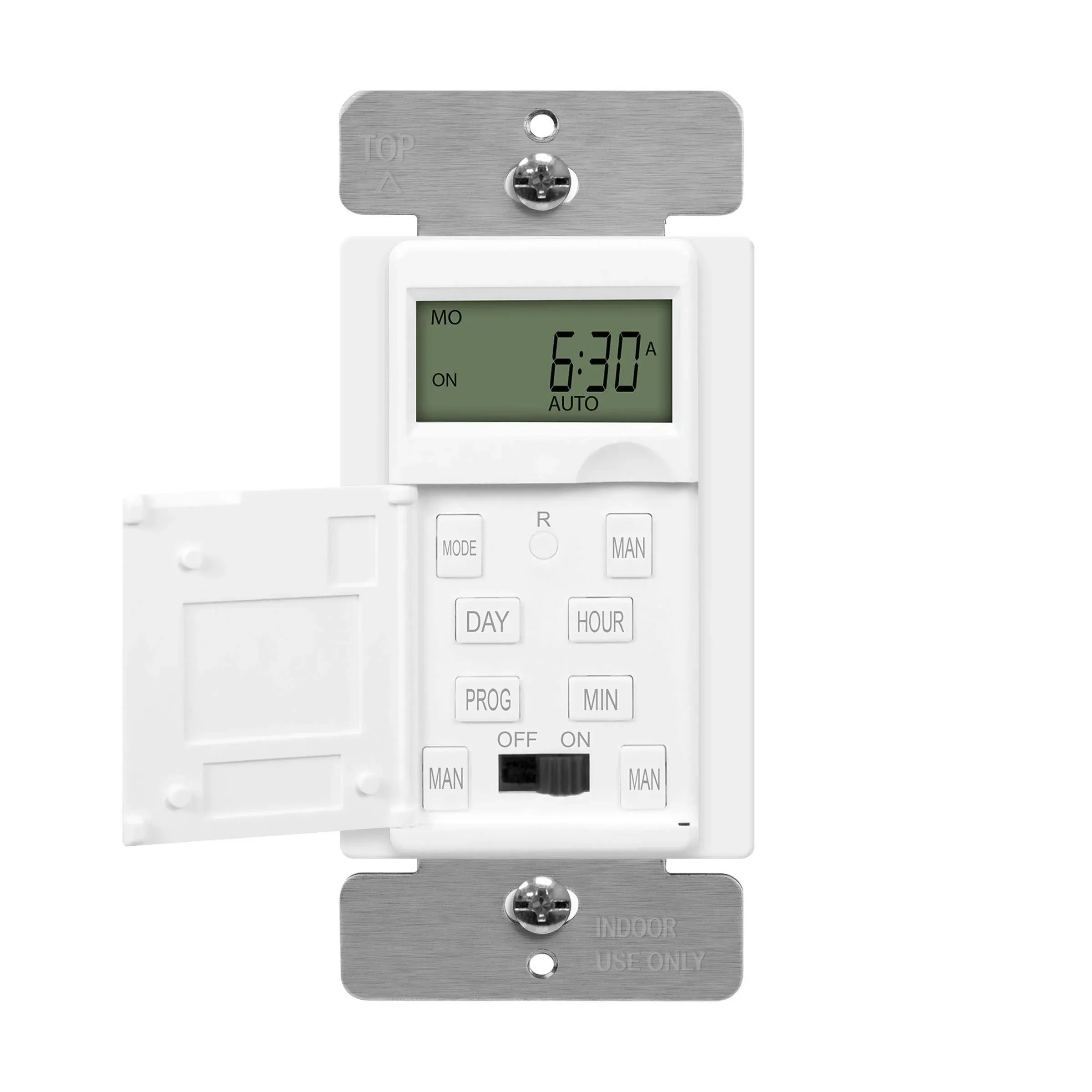 Programmable Digital Timer Switch Lights Fans Motors 7 Day 18 ON OFF Timer 