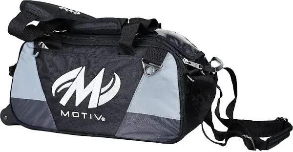 Motiv Ballistix Covert Black 2 Ball Tote Bowling Bag