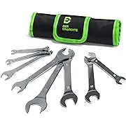 Der Erwachte Super-Thin Open End Wrench Set, Metric, 8-Piece, Including 6, 7,...