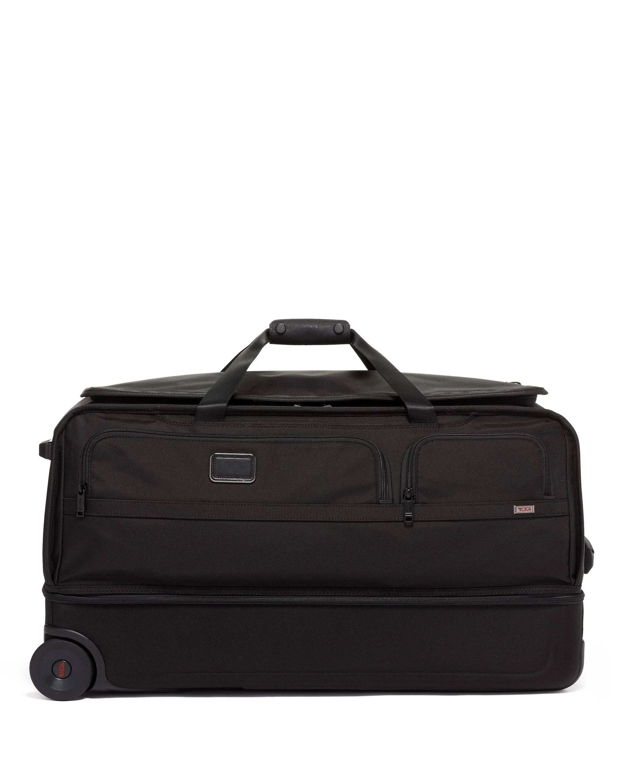 Tumi Alpha 3 Black Large Split 2 Wheeled Duffel