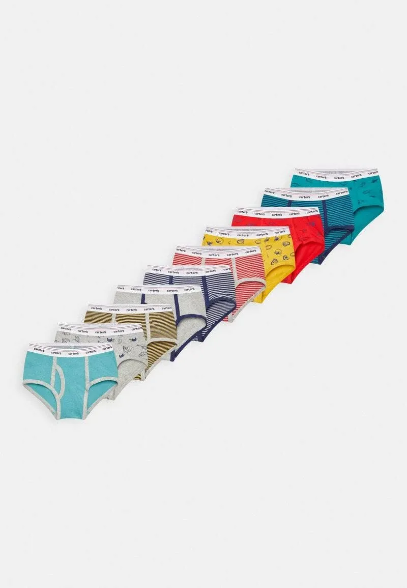 Carter's Little Boys Cotton Briefs 10 Pack