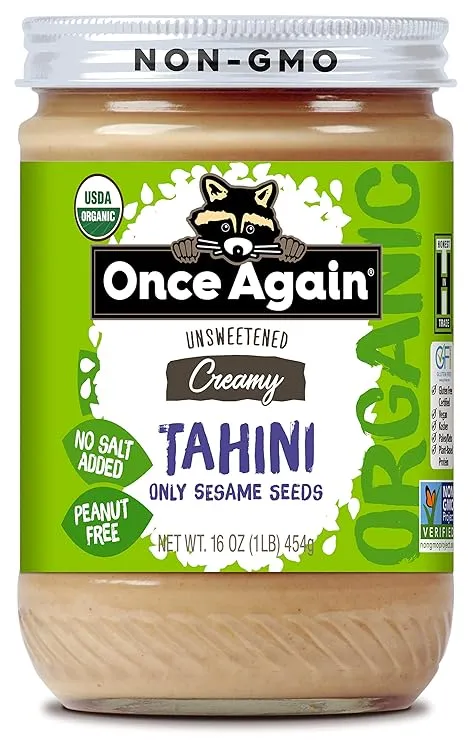 Once Again Organic Tahini - 16 oz jar