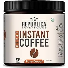 La Republica Organic Instant Coffee (35 Servings), Rich Medium Roast Coffee with Toasted Caramel Notes, Small Batch 100% Fair Trade Arabica Coffee, USA Made