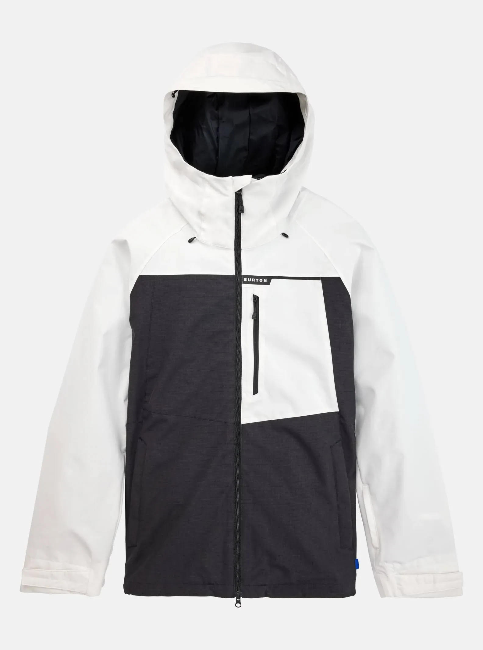 Brand New Men&#039;s 2024 Burton Lodgepole Jacket Stout White/ True Black