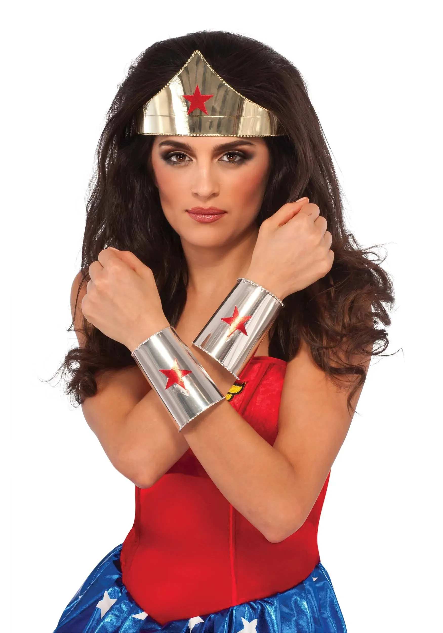 Wonder Women Tiara and cuffs