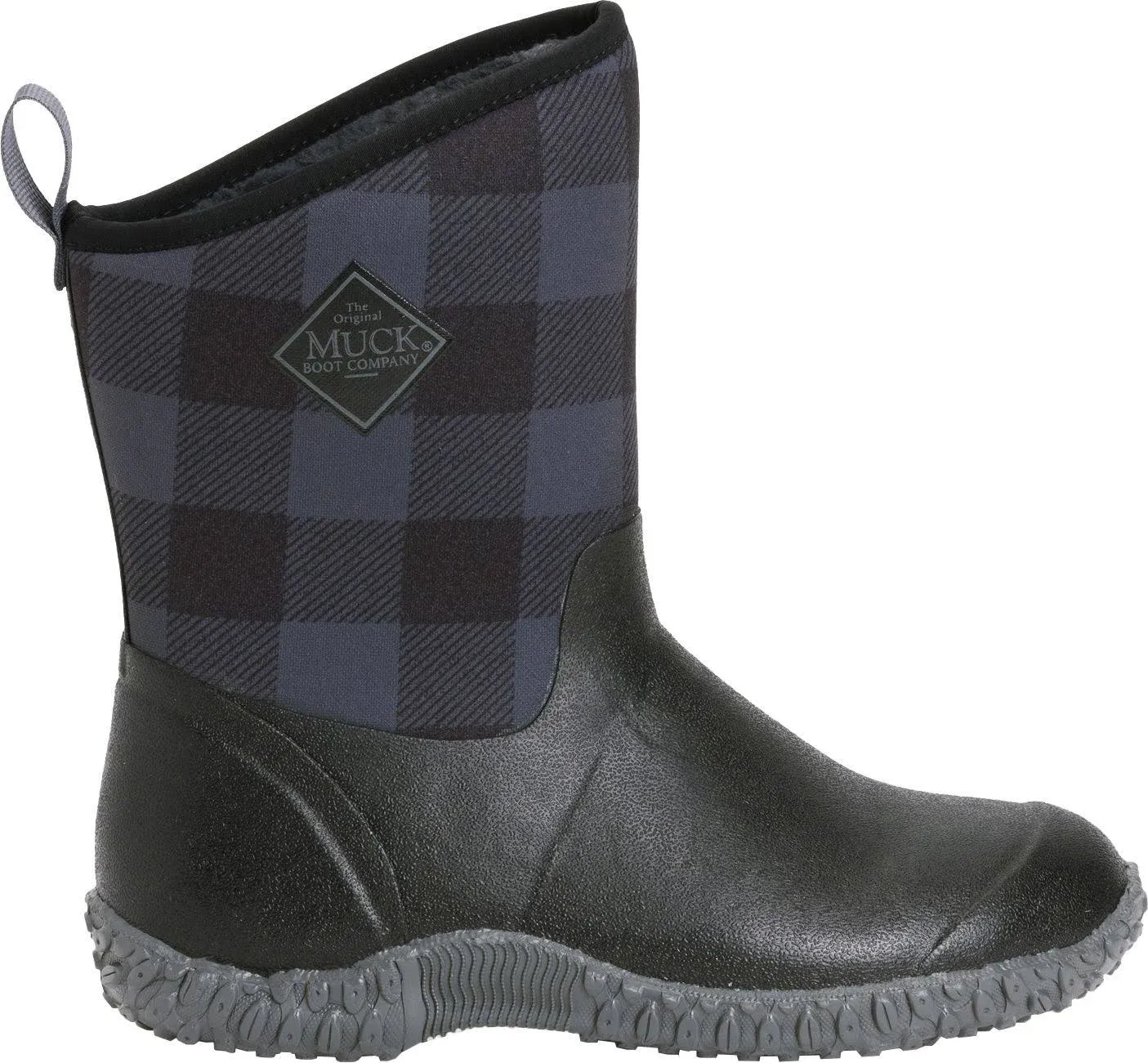 Muck Boots Muckster II Mid Women's Boot 5 / Black/Grey Plaid