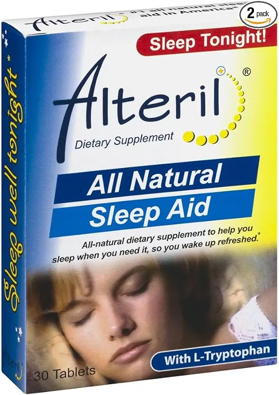 Alteril All Natural Sleep Aid 30 Tablets (Pack of 2)