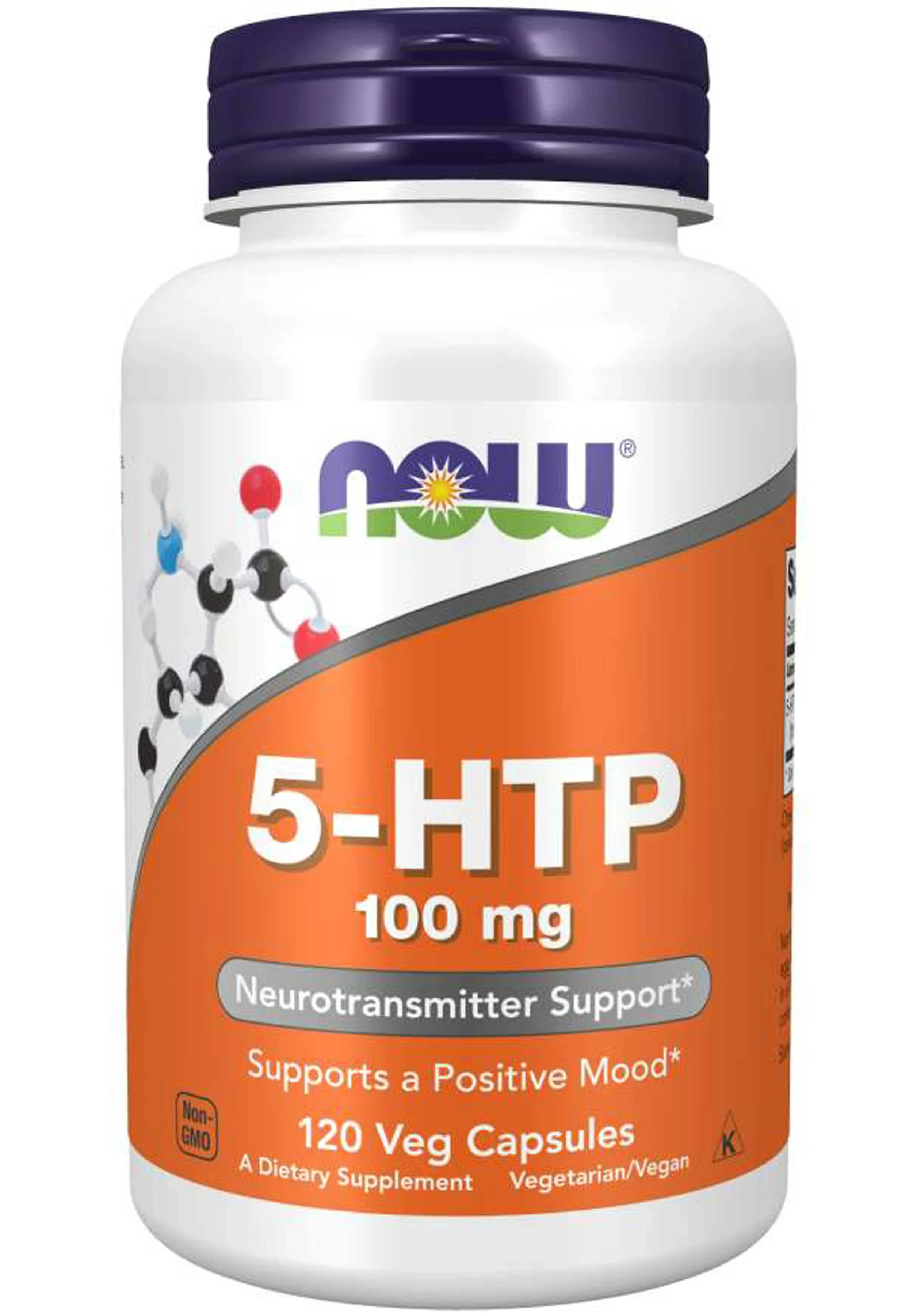 Now 5-HTP, 100 mg, Vcaps - 120 vcaps