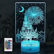  Creative 3D Illusion lamp Castle Night Light with Remote &amp; Smart Touch 7 