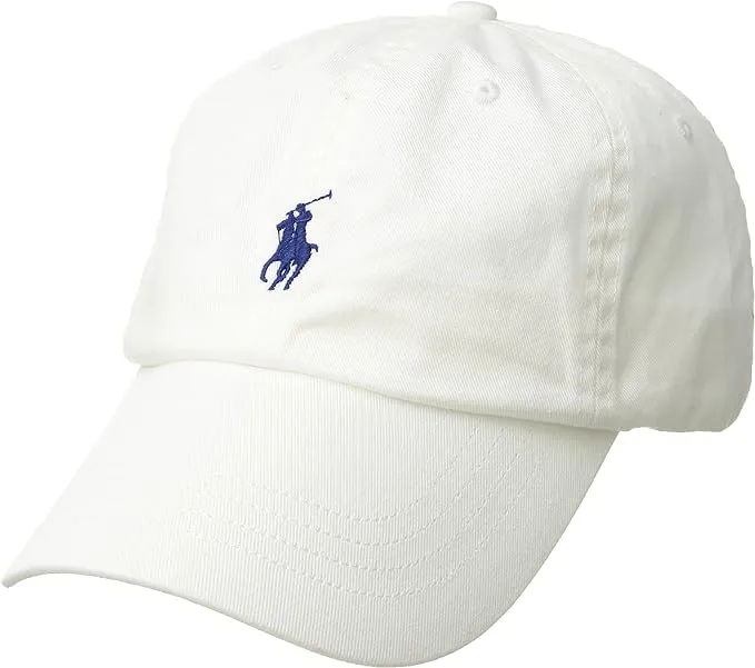 Polo Ralph Lauren White Chino Cap